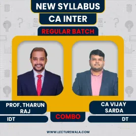 CA Inter New Syllabus Direct & Indirect Tax Laws Regular Course By CA Vijay Sarda & Prof.Tharun Raj : Pen Drive / Online Classes CA Inter New Syllabus Direct & Indirect Tax Laws Regular Course By CA Vijay Sarda & Prof.Tharun Raj : Pen Drive / Online Classes