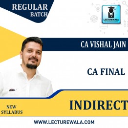 CA Final Indirect Tax  Regular Course iIn English  : Video Lecture + Study Material by CA Vishal Jain (Nov 2023)