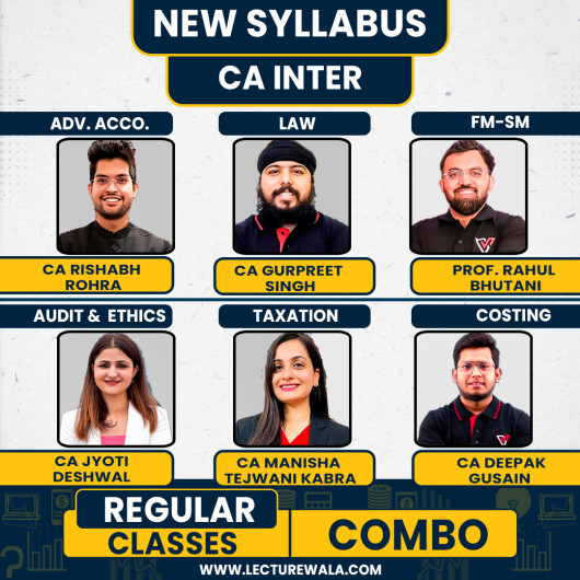 Vishwas CA Classes All Subject Combo Regular Batch For CA Inter
