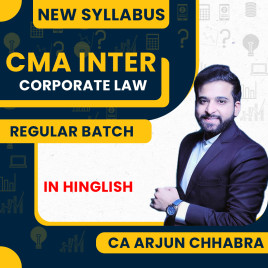 CMA Inter Corporate Law By CA Arjun Chhabra CMA Inter Corporate Law By CA Arjun Chhabra