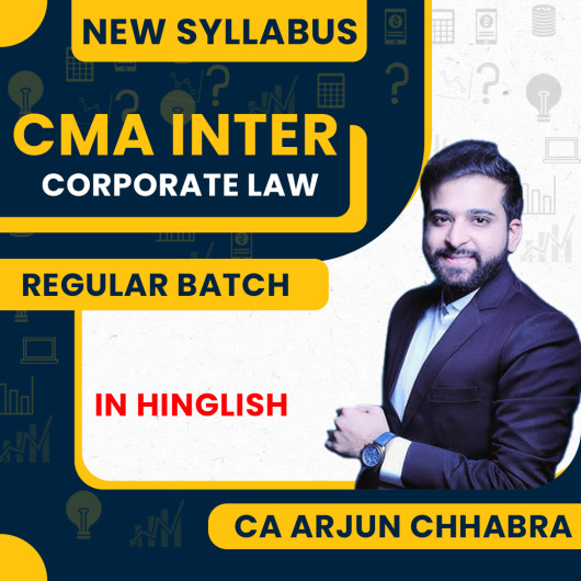 CMA Inter Corporate Law By CA Arjun Chhabra