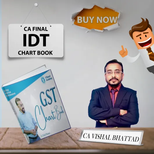 CA Final Indirect Tax Chart Book by CA Vishal Bhattad