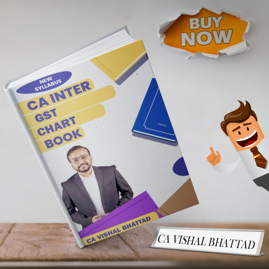 CA Inter GST Chart BooK by CA Vishal Bhattad : Study Material