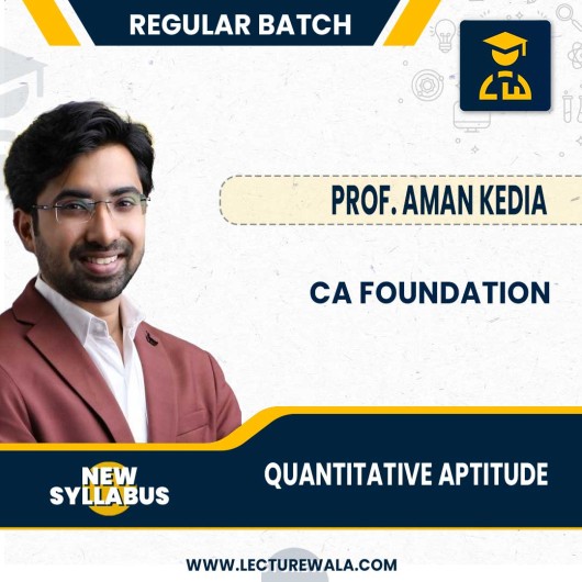  CA Foundation Quantitative Aptitude PARAM LIVE At Home Batch Study Material Batch by Aman Sir : Pen Drive / Google Drive