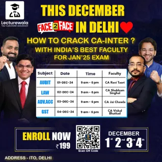 CA Inter Marathon Revision In Delhi By CA Vishal Bhattad, CA Shubham Shinghal, CA Jai Chawla & CA Ravi Taori : Face To Face CA Inter Marathon Revision In Delhi By CA Vishal Bhattad, CA Shubham Shinghal, CA Jai Chawla & CA Ravi Taori : Face To Face