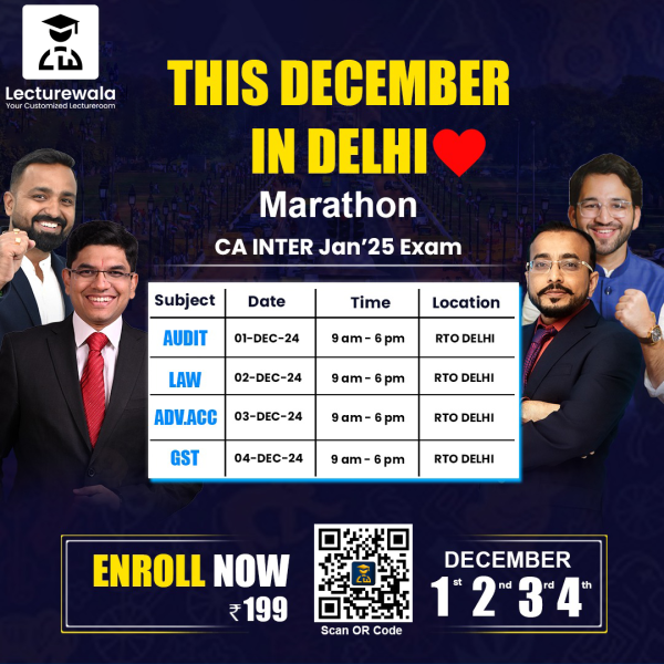 CA Inter Marathon Revision In Delhi By CA Vishal Bhattad, CA Shubham Shinghal, CA Jai Chawla & CA Ravi Taori : Face To Face