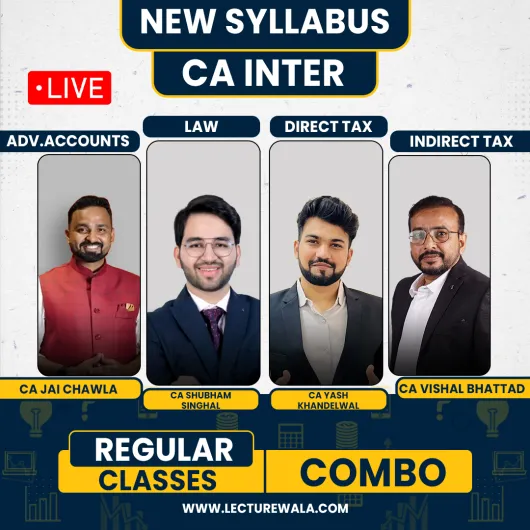 Vsmart Academy Group - 1 Combo Live Streaming Regular Batch For CA Inter Vsmart Academy Group - 1 Combo Live Streaming Regular Batch For CA Inter