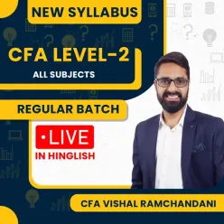 CFA Vishal Ramchandani CFA Level - 2 Regular Batch : Online Classes