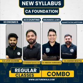 CA Foundation Sampurna 3.0 Batch For May 2026 By PW :- Online Classes