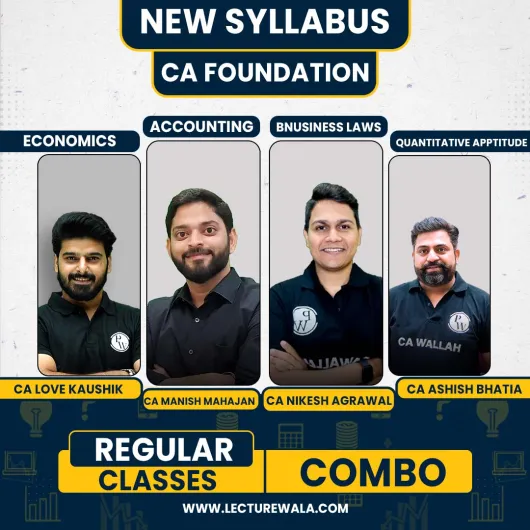 CA Foundation Sampurna 3.0 Batch For May 2026 By PW :- Online Classes